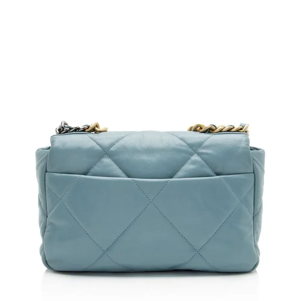 Chanel Lambskin 19 Medium Flap Shoulder Bag